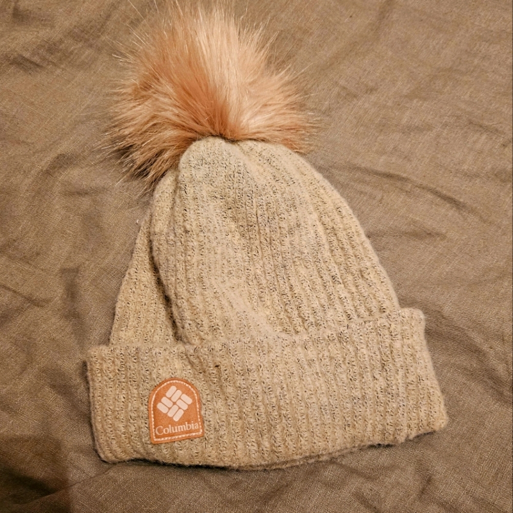 Knit Hat with Pom